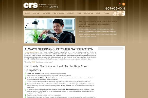 Crs theme site design template sample