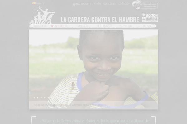 carreracontraelhambre.org site used Carreracontraelhambre