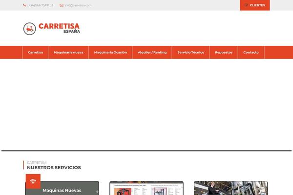 carretisa.com site used Saturnthemes-industry-child