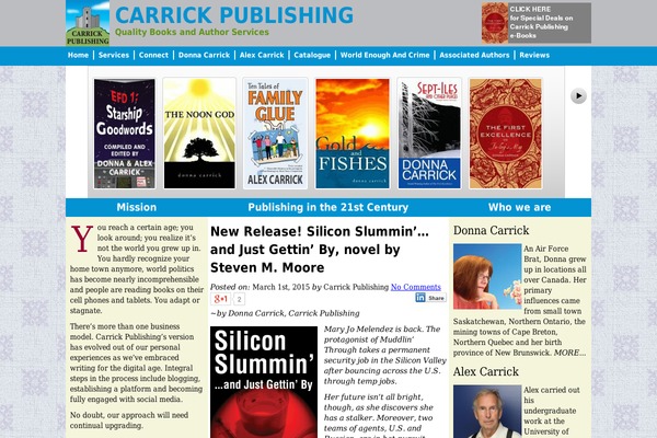 carrickpublishing.com site used Carrickpress