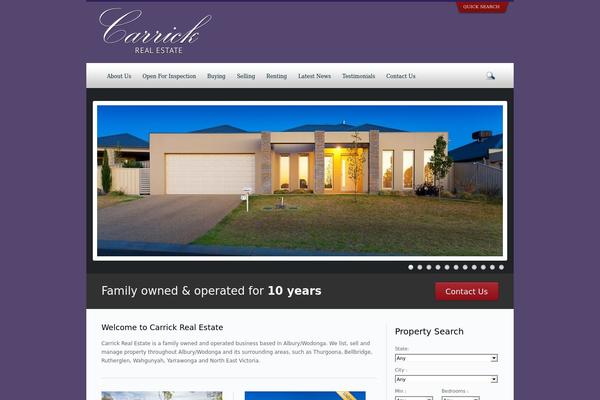 carrickrealestate.com.au site used Stylo