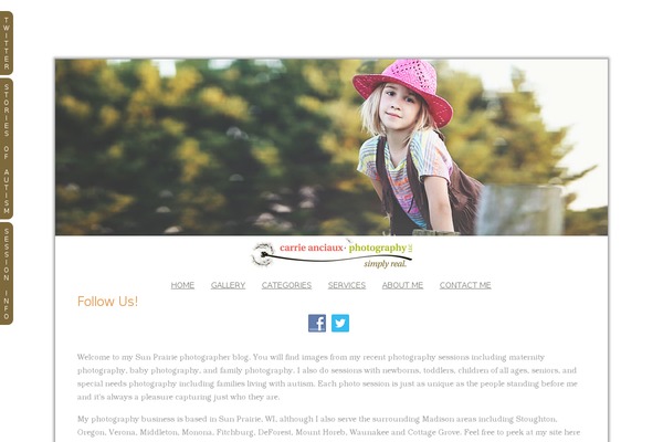 WordPress website example screenshot