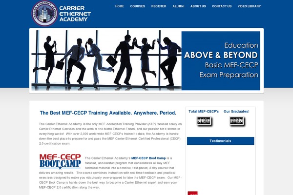 carrierethernetacademy.com site used Lycostheme