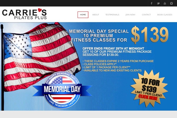 Fitness theme site design template sample