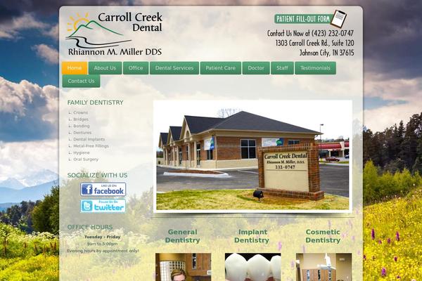 carrollcreekdental.com site used Carrollcreekdentalrs