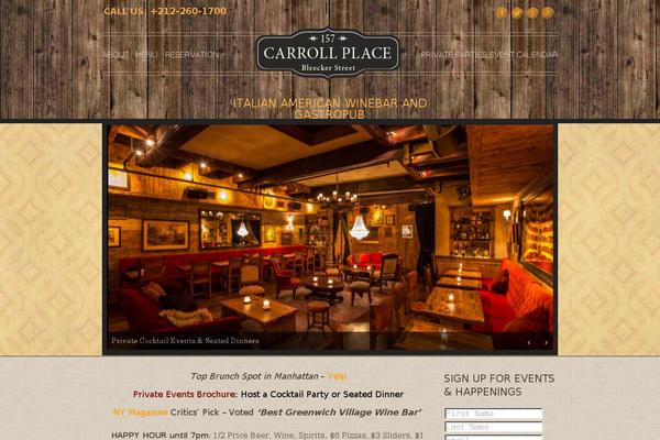 carrollplacenyc.com site used Cinnamon-restaurant-child
