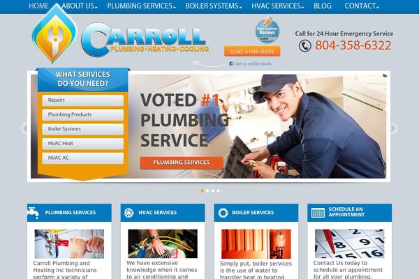 carrollplumbingva.com site used Carroll