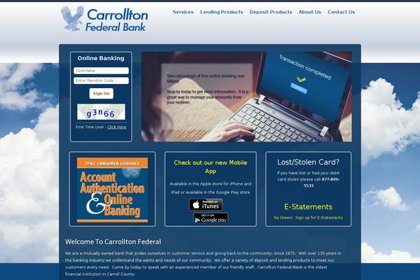 carrolltonfederal.com site used Builderchild-inthecity