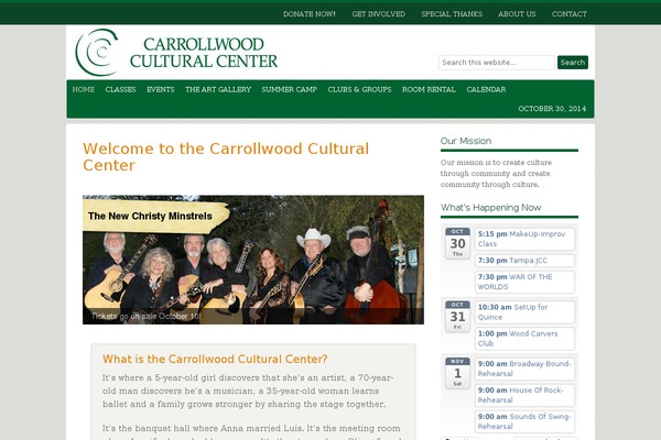 carrollwoodcenter.org site used Luscious
