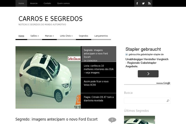 carrosesegredos.com.br site used Splits