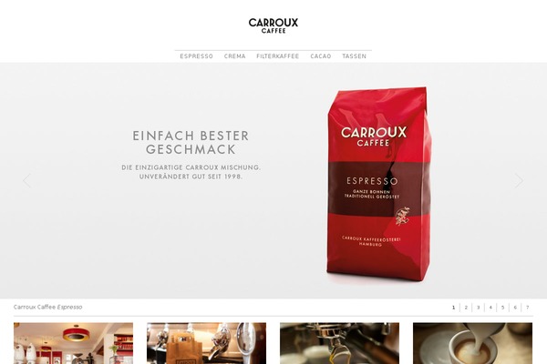 carroux-caffee.de site used Roots-carroux