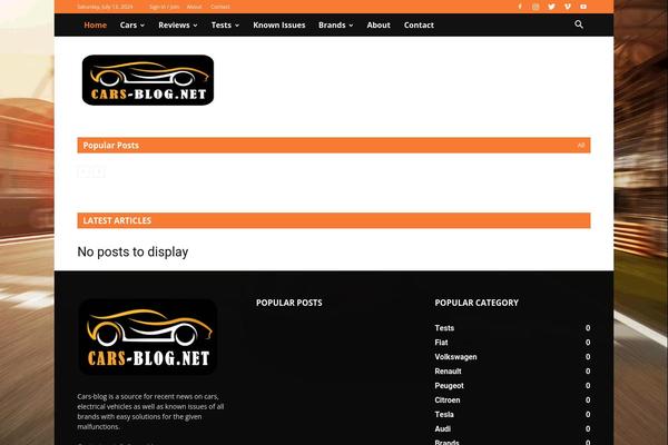 WordPress website example screenshot