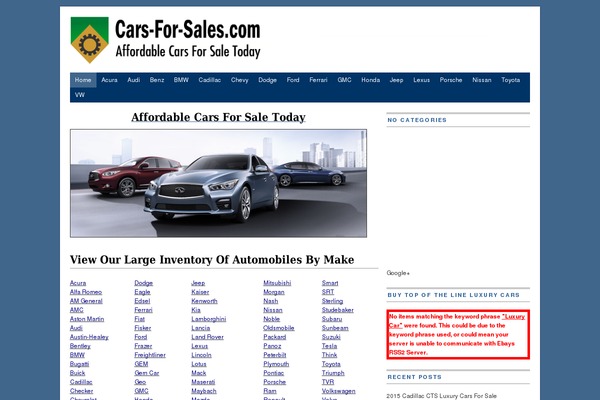 cars-for-sales.com site used Branfordmagazine Pro