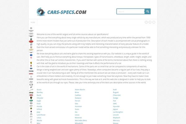 cars-specs.com site used Trim