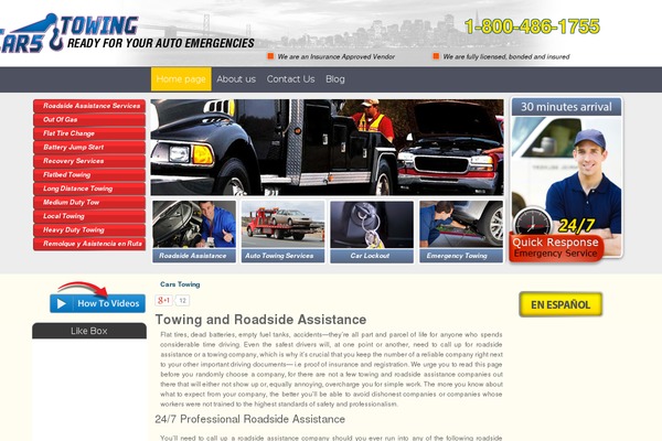 cars-towing.com site used Compass-corp-cars
