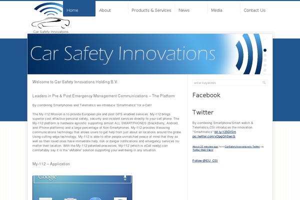 carsafetyinnovations.eu site used Oakland