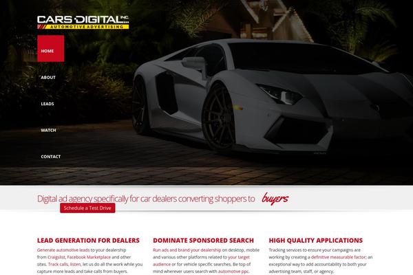 Automotive Car Dealership Business WordPress Theme theme site design template sample