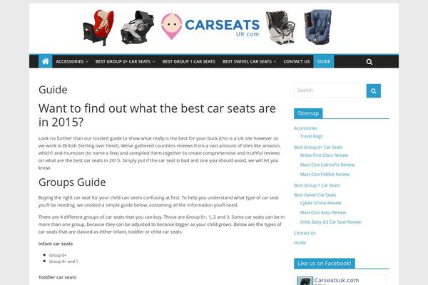 ColorMag theme site design template sample