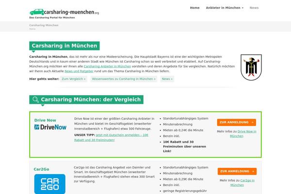 carsharing-muenchen.org site used Dazzling