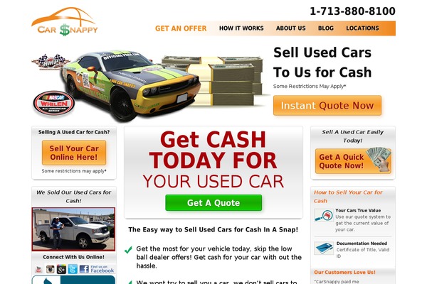 carsnappy.com site used Carsnappytheme