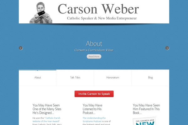 carsonweber.org site used Trim
