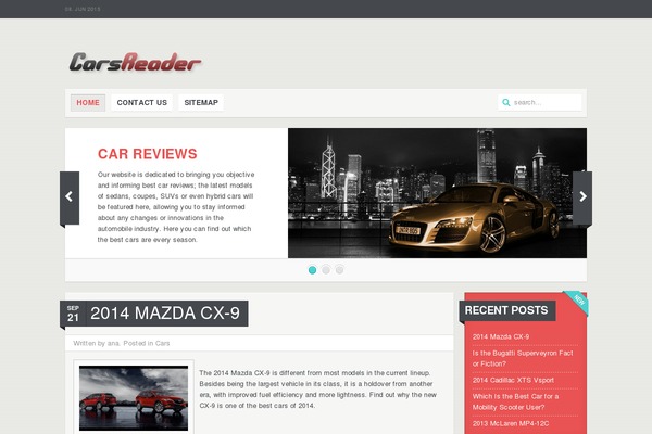 carsreader.com site used Carsreader