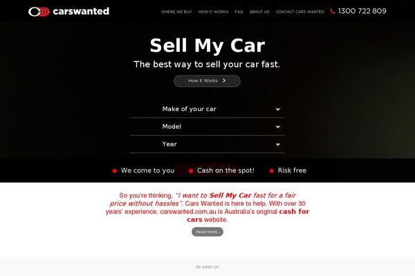 carswanted.com.au site used Carswanted