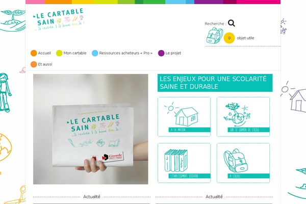 cartable-sain-durable.fr site used Cartablesain