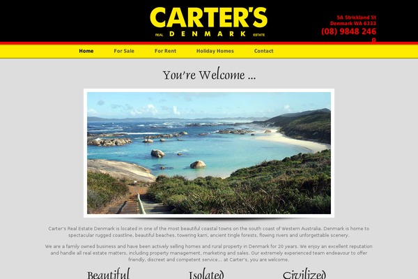 cartersdenmark.com.au site used Carters-denmark
