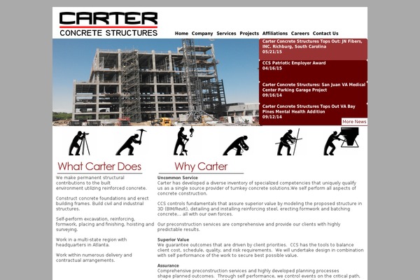 carterstructures.com site used Carter