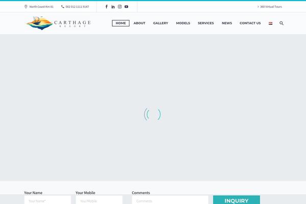 WordPress website example screenshot