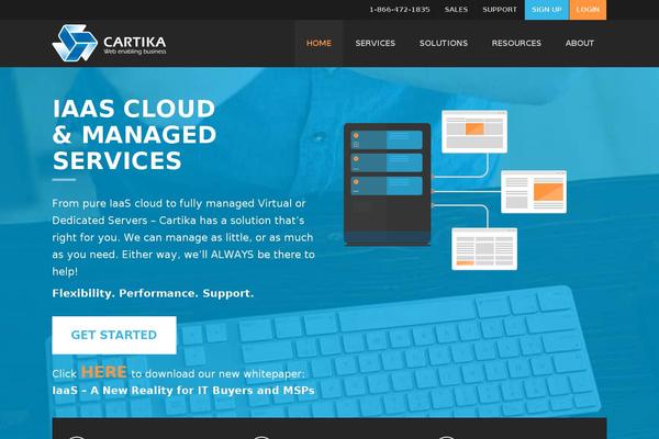 cartikahosting.com site used Cartika