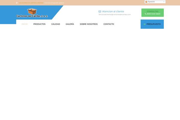 Industrial theme site design template sample