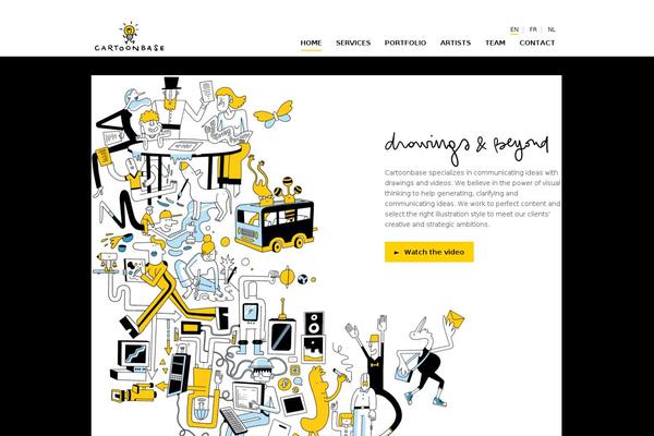 WordPress website example screenshot
