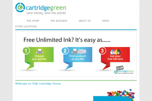 cartridgegreen.ie site used Cartridgegreen2014