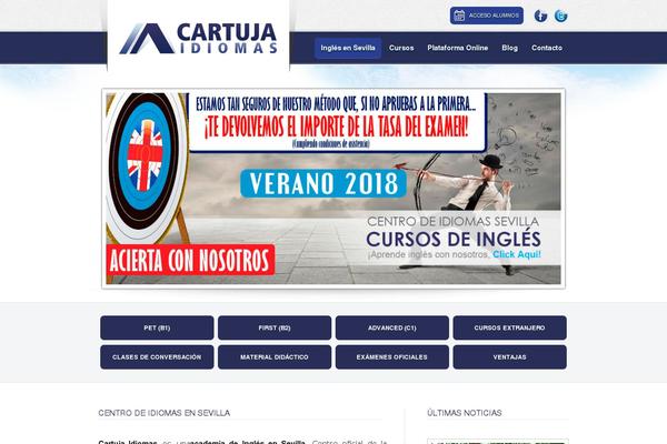 cartujaidiomas.com site used Websmultimedia