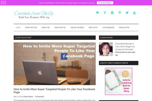 WordPress website example screenshot