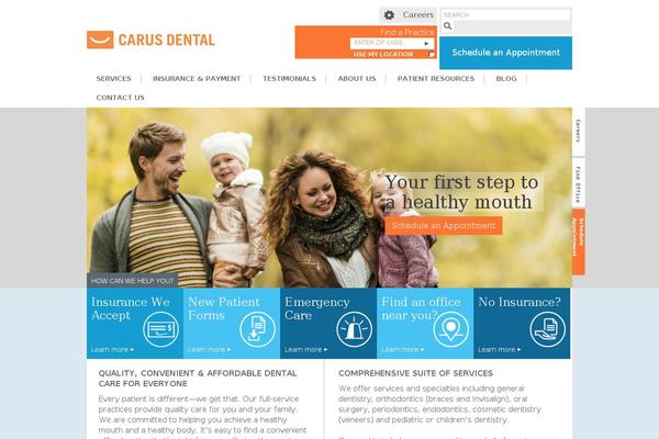carusdental.com site used Adpi-affiliate-carus