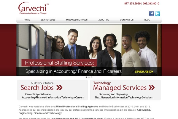 WordPress website example screenshot