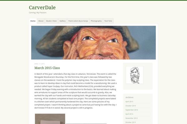 WordPress website example screenshot