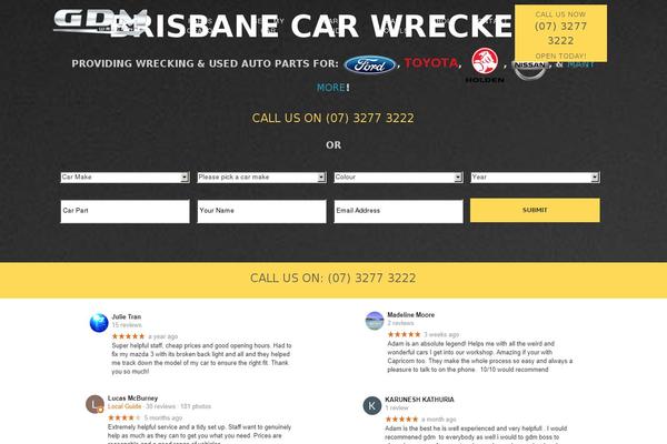 carwreckers.com site used Gdm