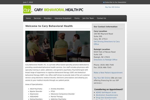 carybehavioralhealth.com site used Freelance