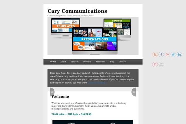 Catch Box theme site design template sample