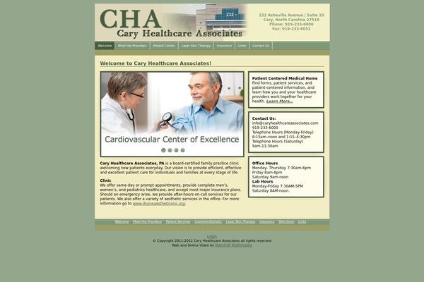 caryhealthcareassociates.com site used Cha