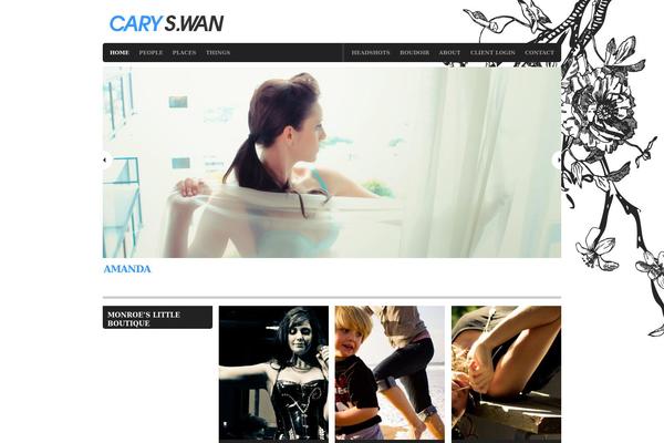 caryswan.com site used Organic_portfolio_white