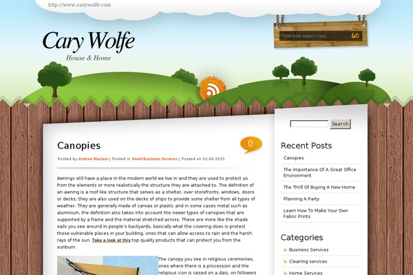 Nature_wdl theme site design template sample
