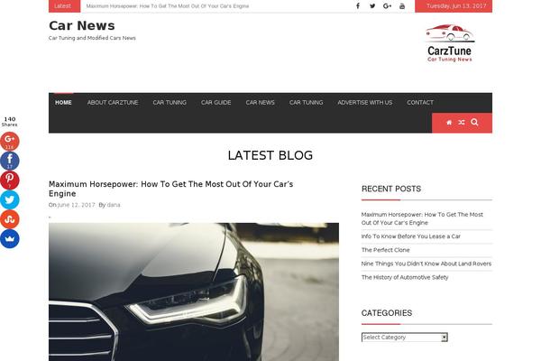 eMag theme site design template sample