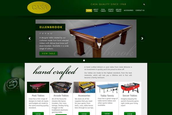 Casa theme site design template sample