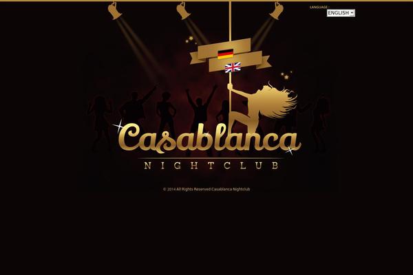 Casablanca theme site design template sample