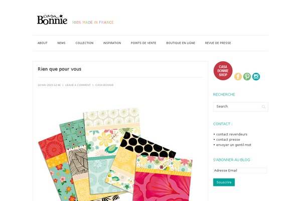 Prana theme site design template sample